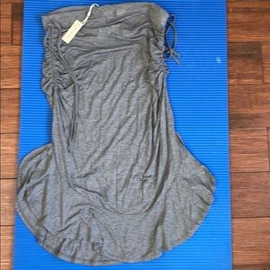 Gray Jersey material skirt